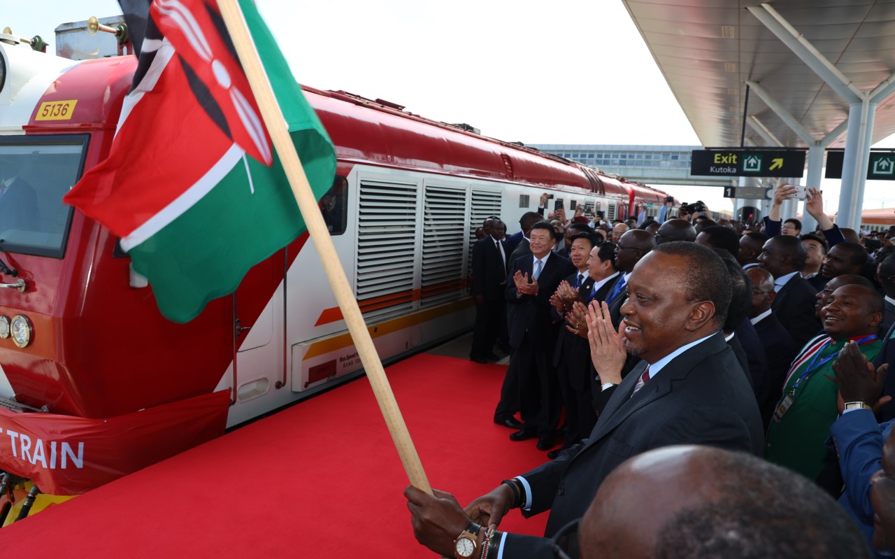 SGR freight services to Naivasha depot launched