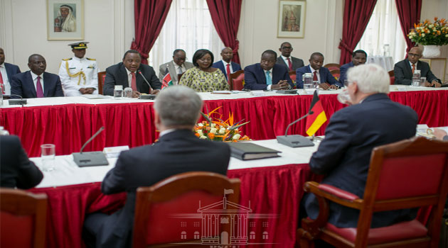 Technology transfer top agenda as President Kenyatta hosts German counterpart