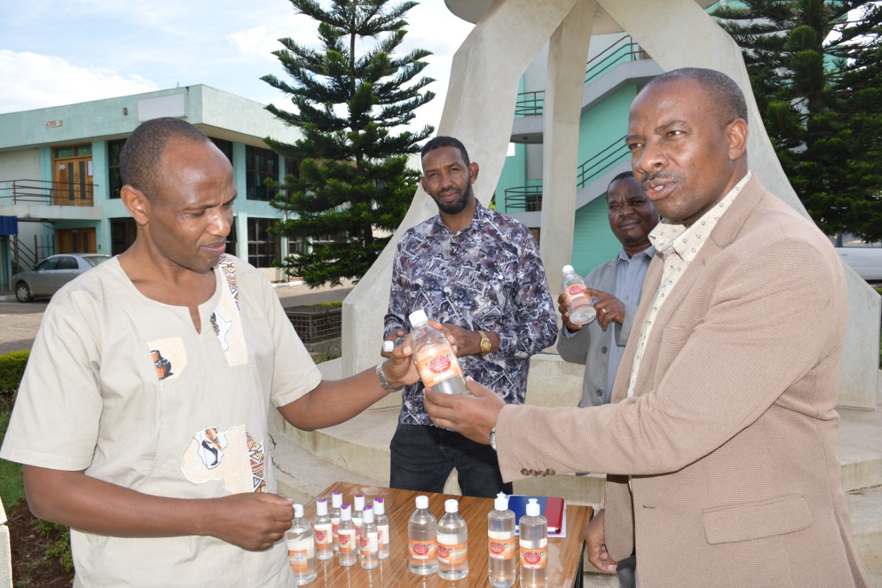 KEBS conducts raid on uncertified Sanitizers