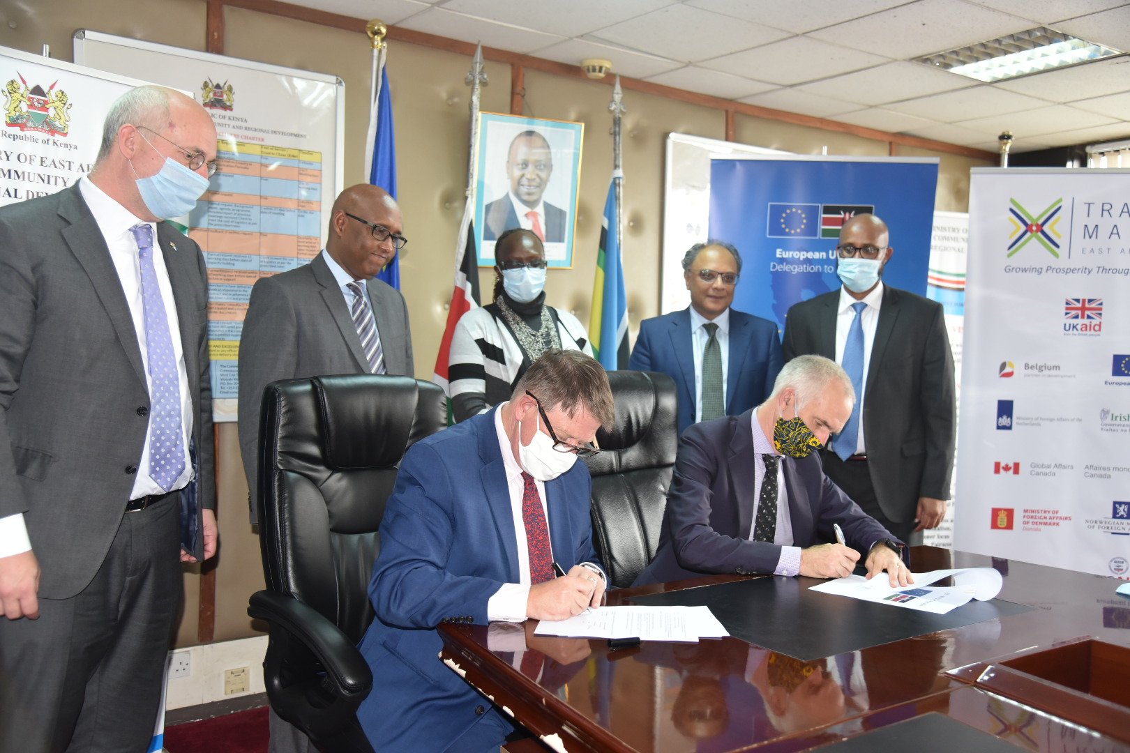TMEA, EU sign Sh602.2mn emergency grant to guarantee safe trade in Kenya