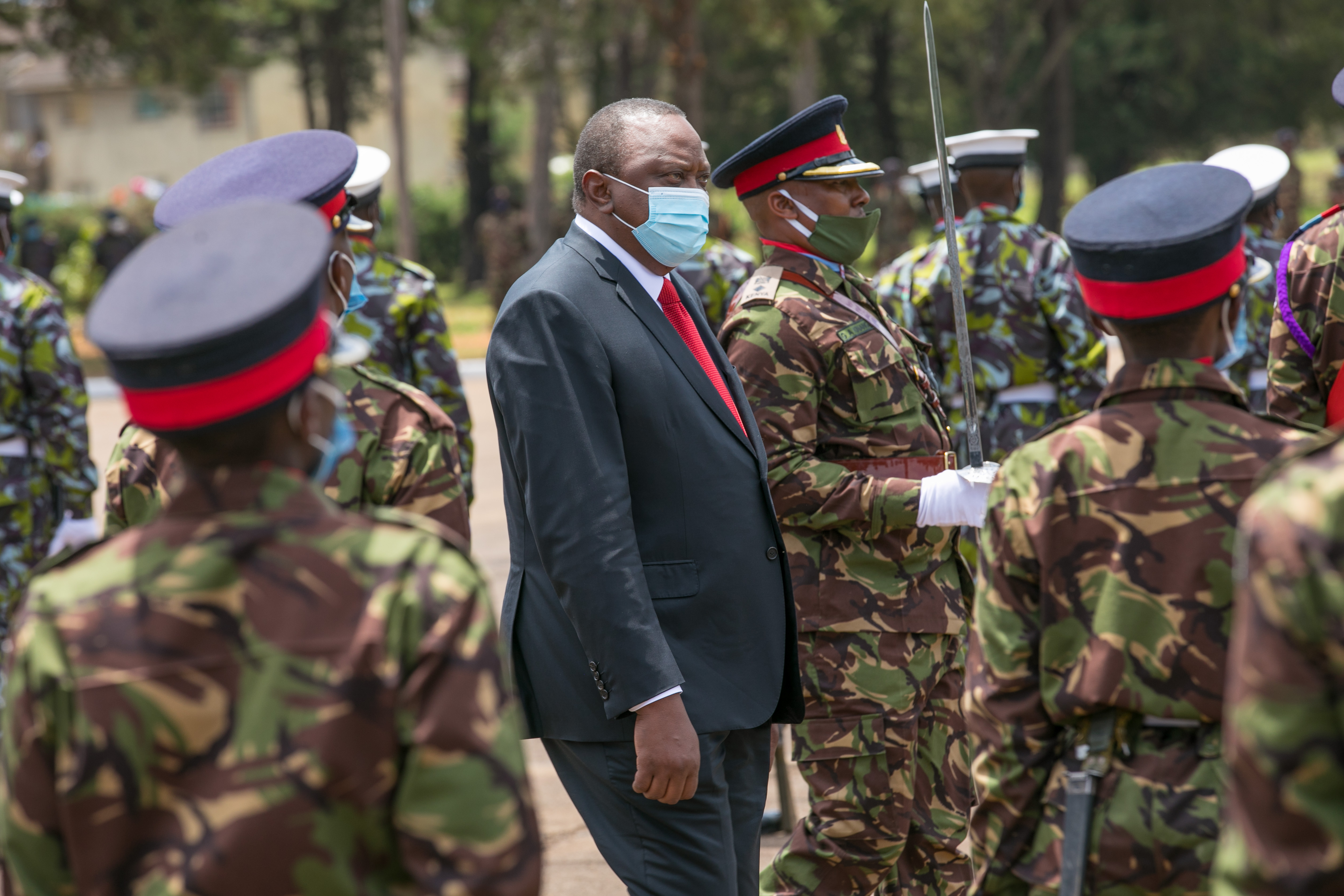 President Kenyatta commends KDF for role in infrastructure development