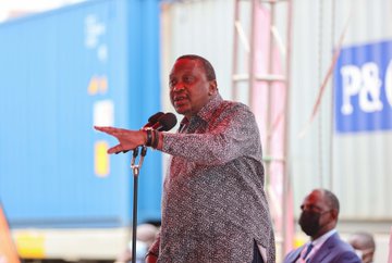 President Kenyatta Commissions New KRC Cargo Transit Shed