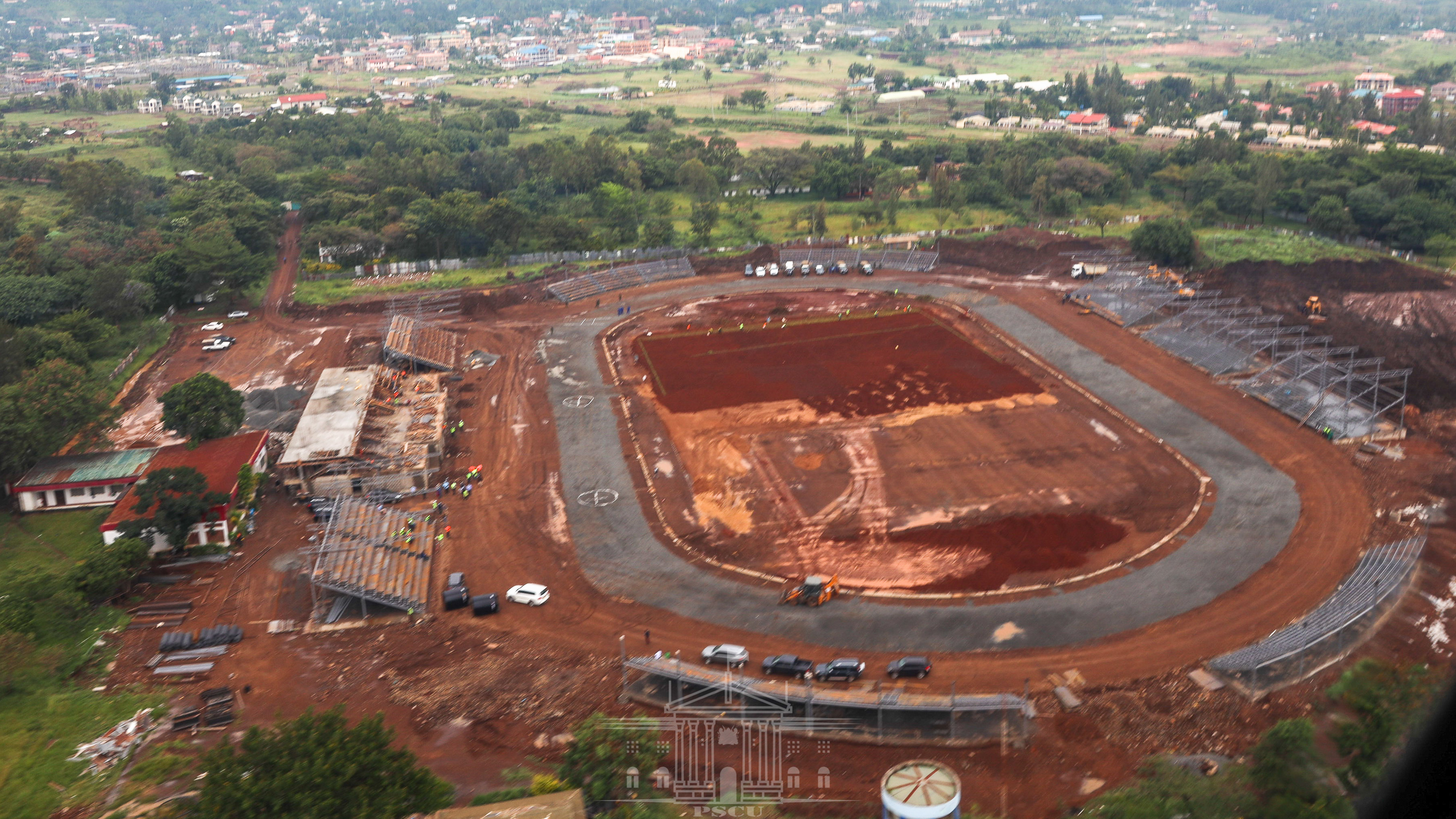 President Kenyatta inspects several development projects
