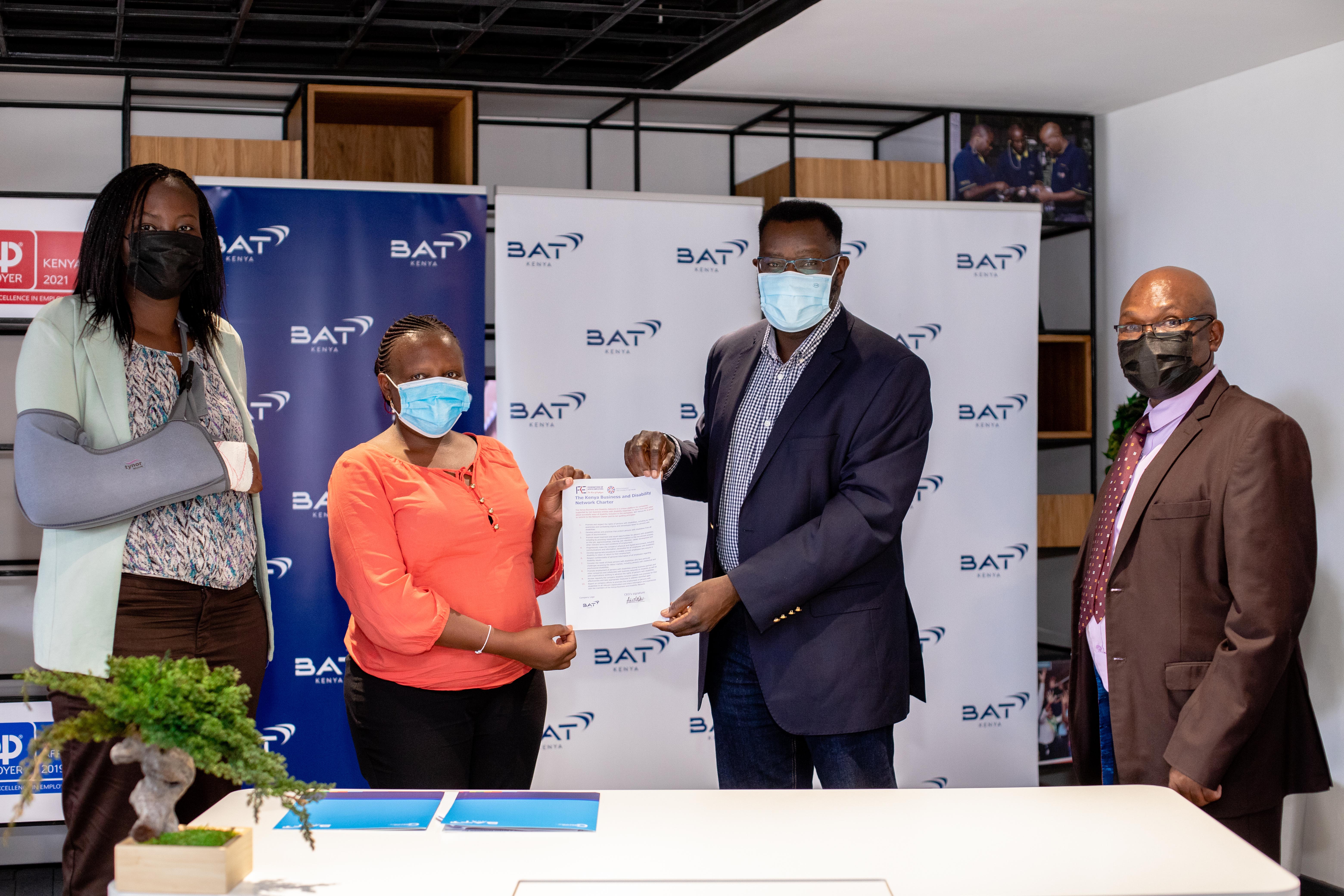 BAT Kenya and KBDN forge partnership to enhance inclusion of PWDs