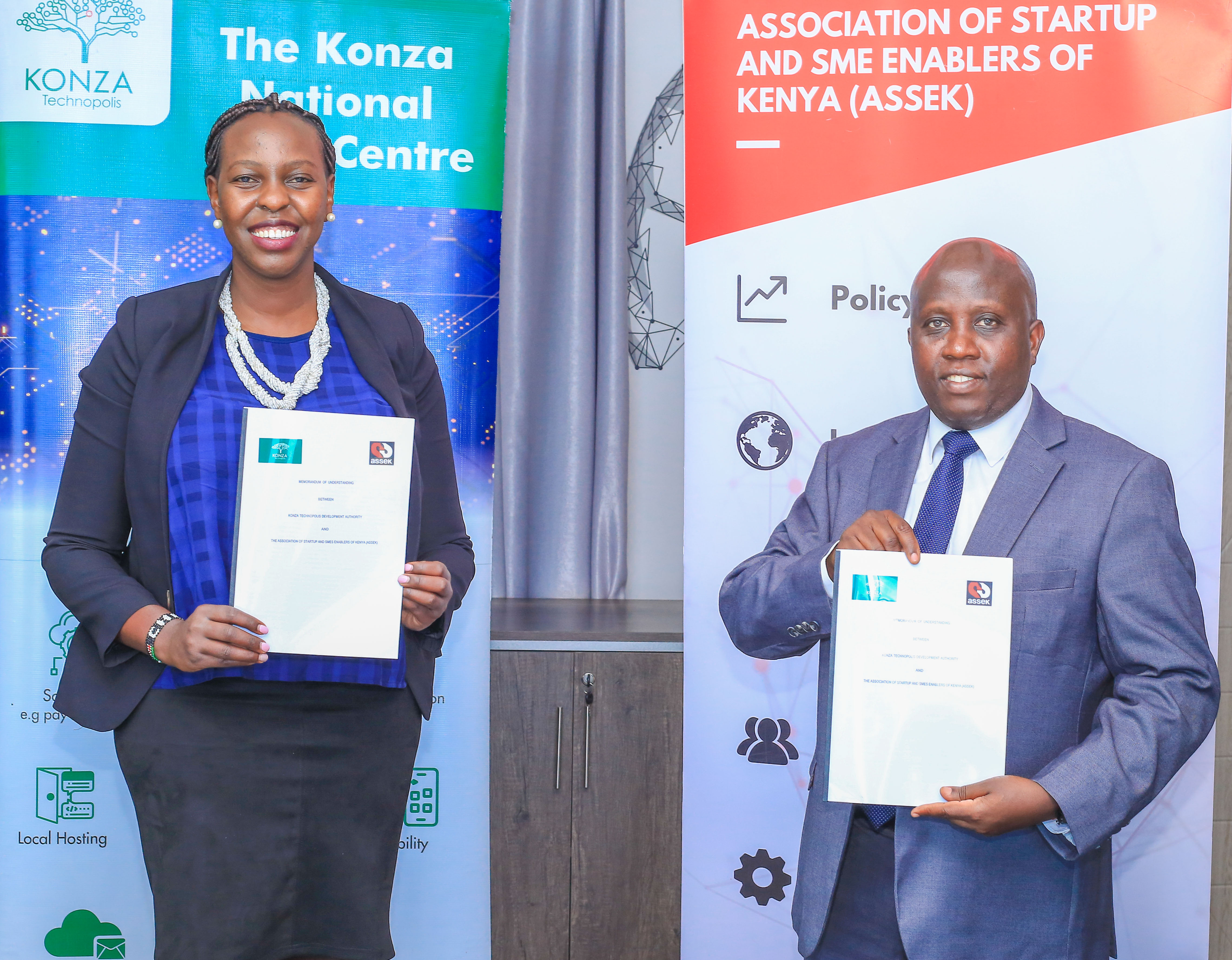 Konza technopolis, startups association sign MoU to enhance innovation