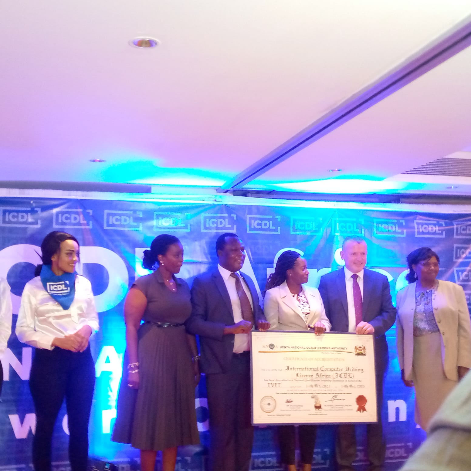 International Certificate of Digital Literacy accredited as a standard institution