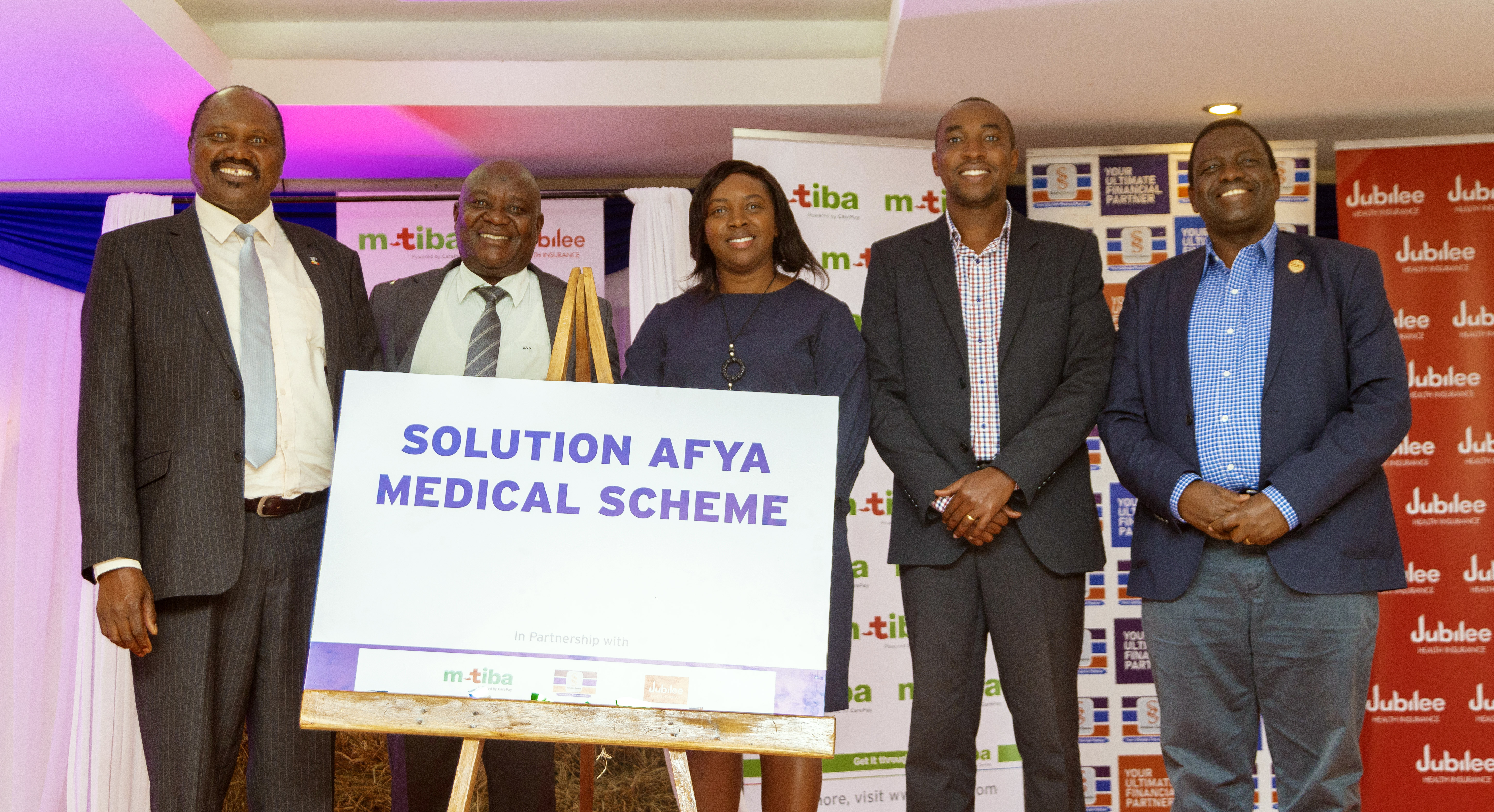 Jubilee Health, M-TIBA & Solution Sacco launch digital health cover