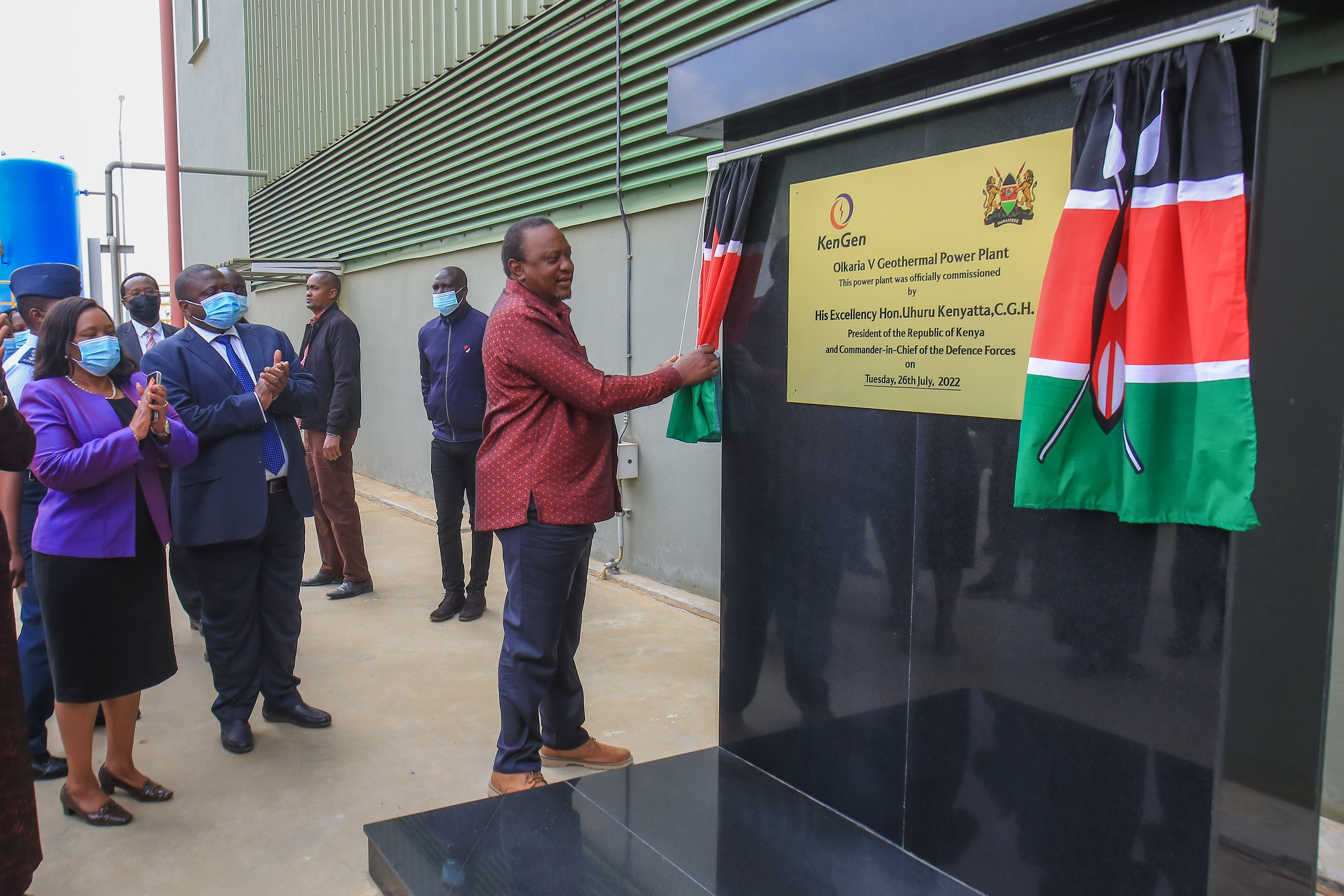 President Uhuru commissions 86MW Olkaria Geothermal power plant