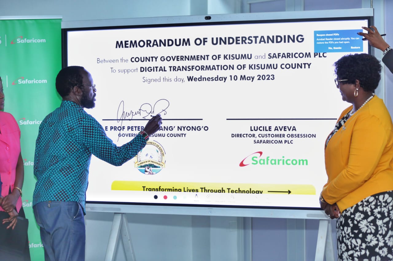 Safaricom, lake region bloc in deal to accelerate digital transformation