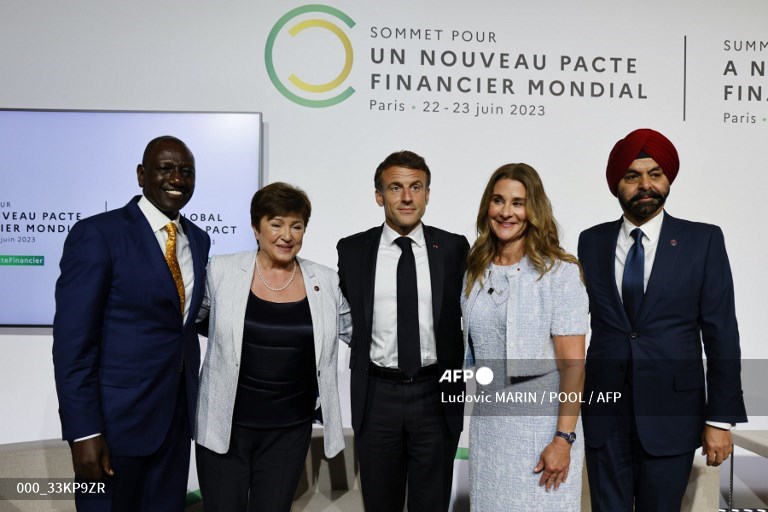 IMF chief says $100 bn target met for climate, poverty funds
