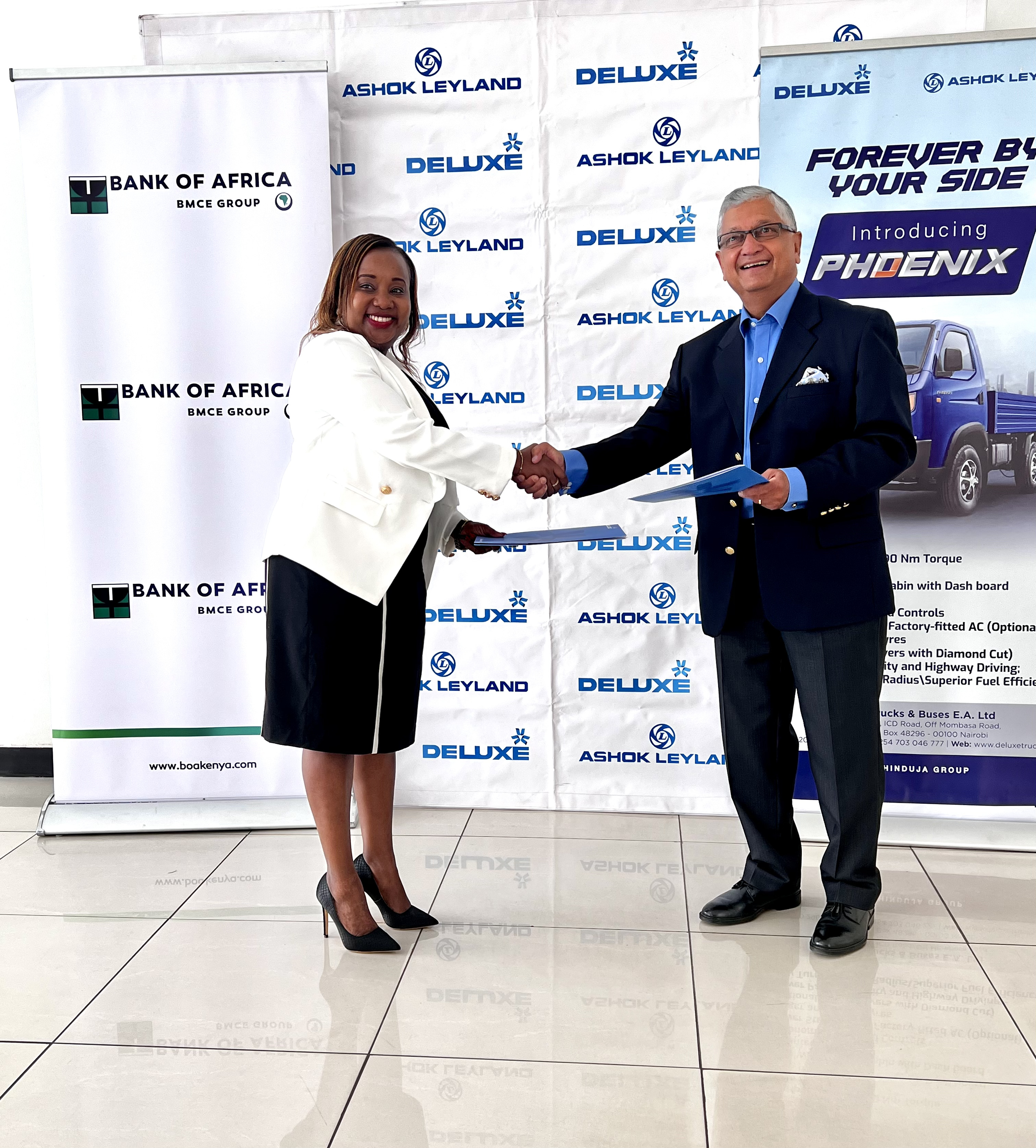Bank of Africa, Deluxe Trucks ink vehicle financing deal