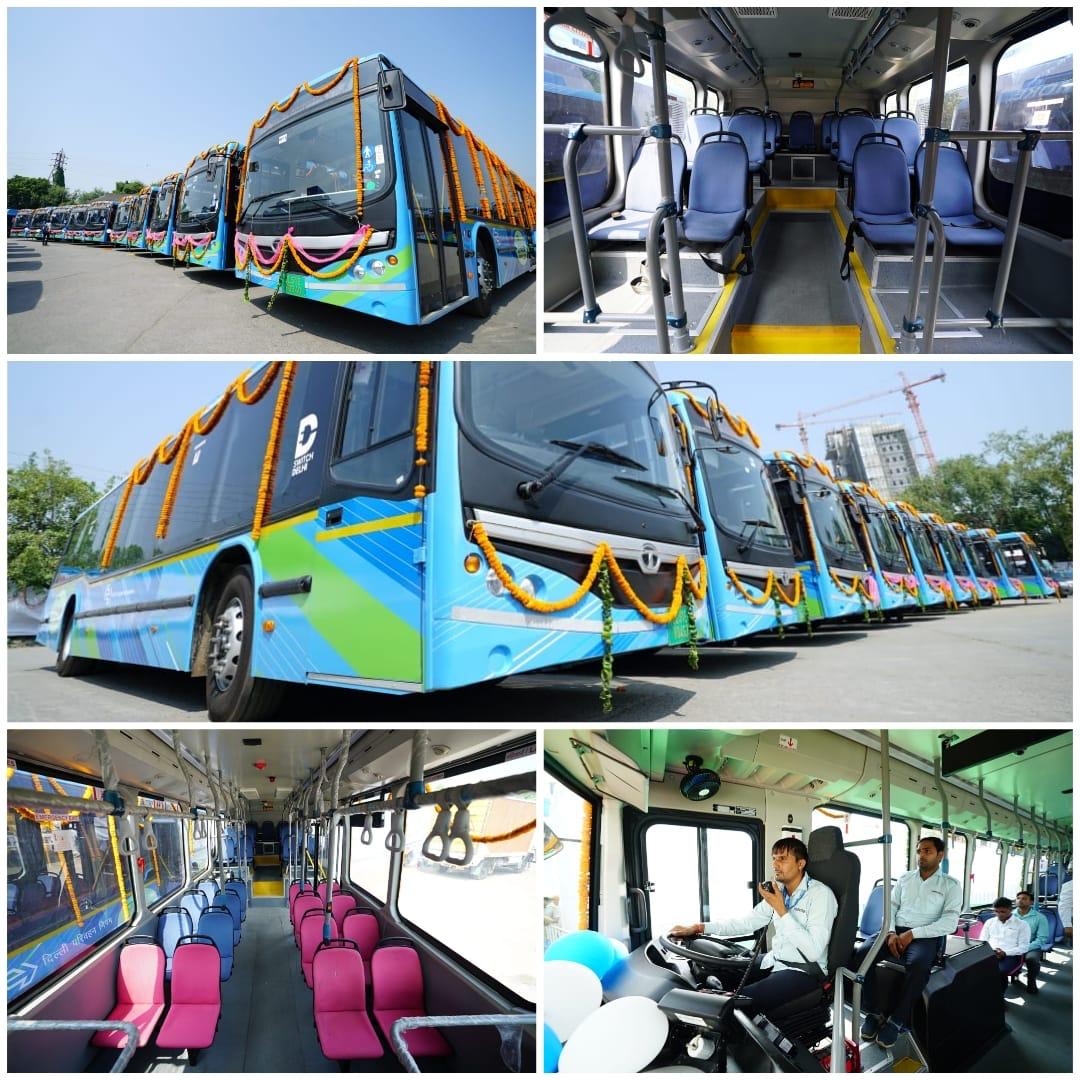 400 new electric buses introduced in Indian capital