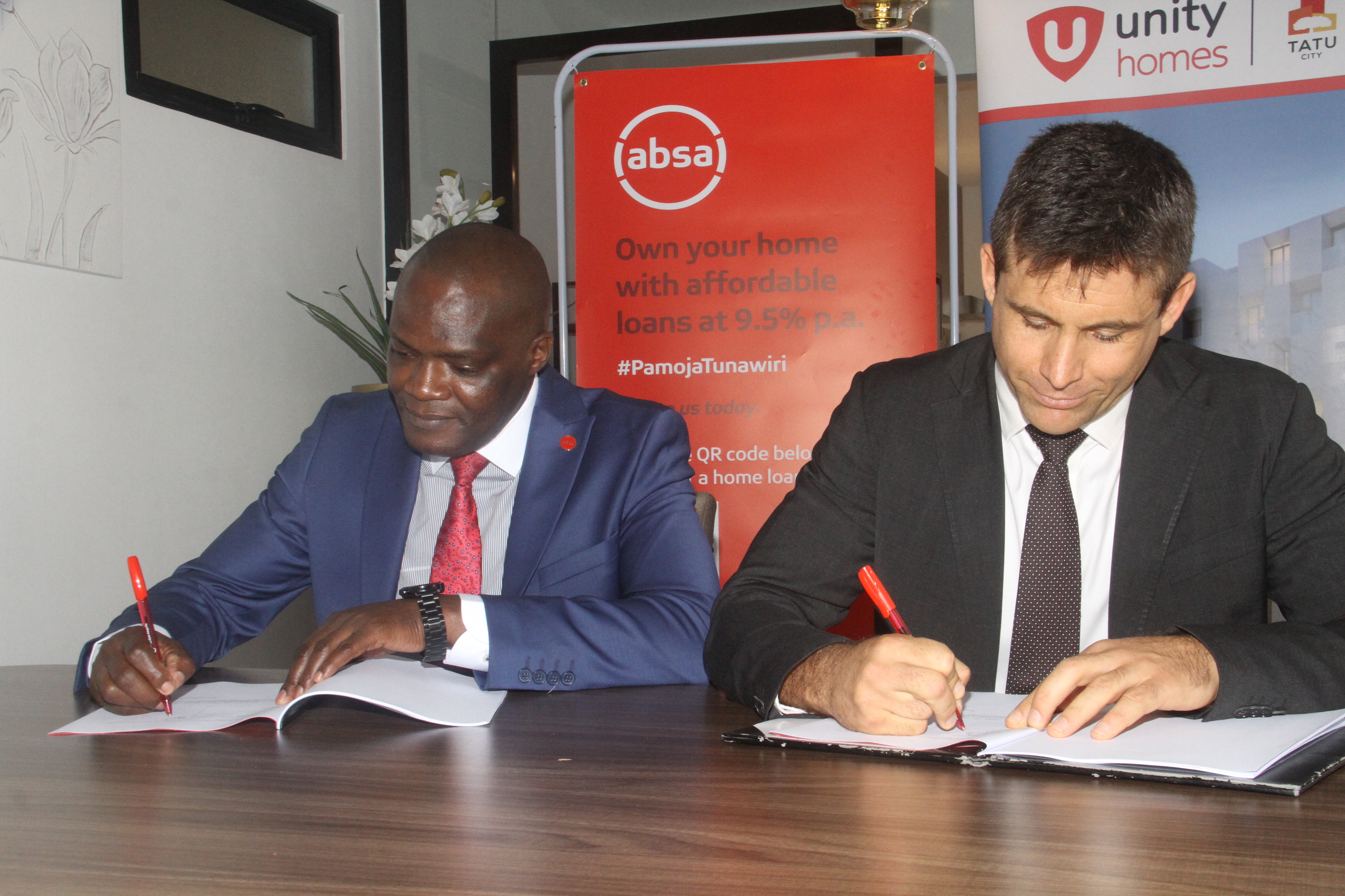 Absa Bank Kenya to finance home acquisitions with Unity Homes