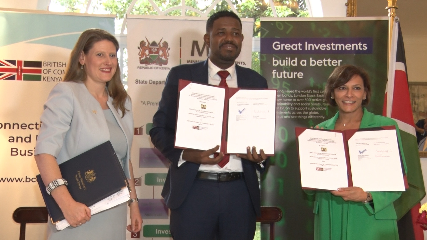 Kenya, UK sign MoU to promote market access, business integrity