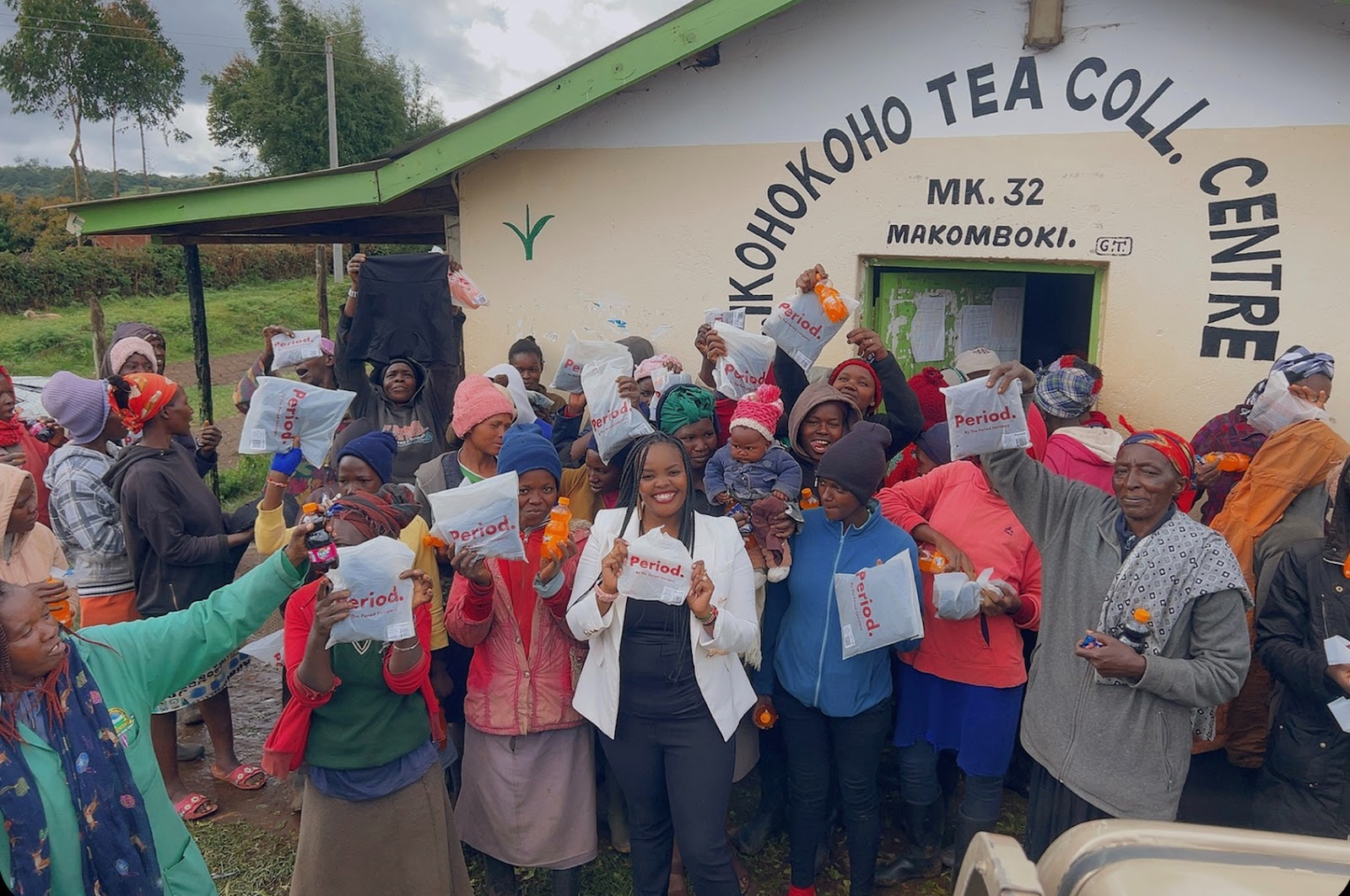 Farmer on Fire Donates 700 units of Period Panties to Vulnerable Women in Murang’a County