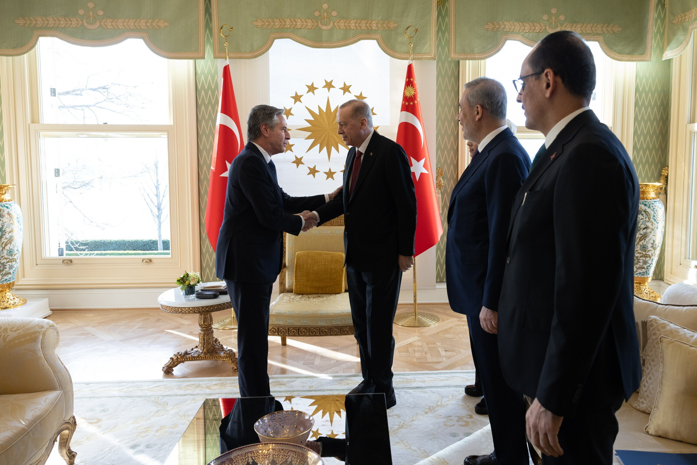 Erdogan meets Blinken on bilateral ties, int’l issues