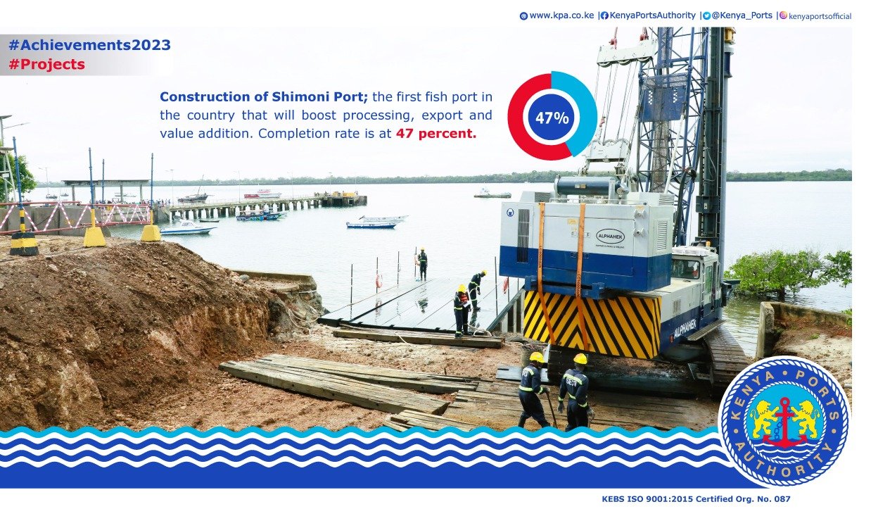 Shimoni fishing port to handle 50,000 metric tonnes of fish annually