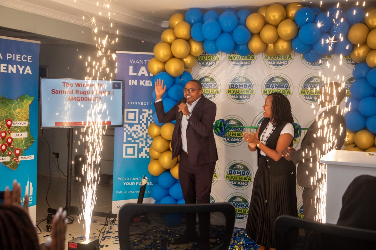 Lucky customer walks away with 3 bedroom house in AMG Bamba Nyumba campaign