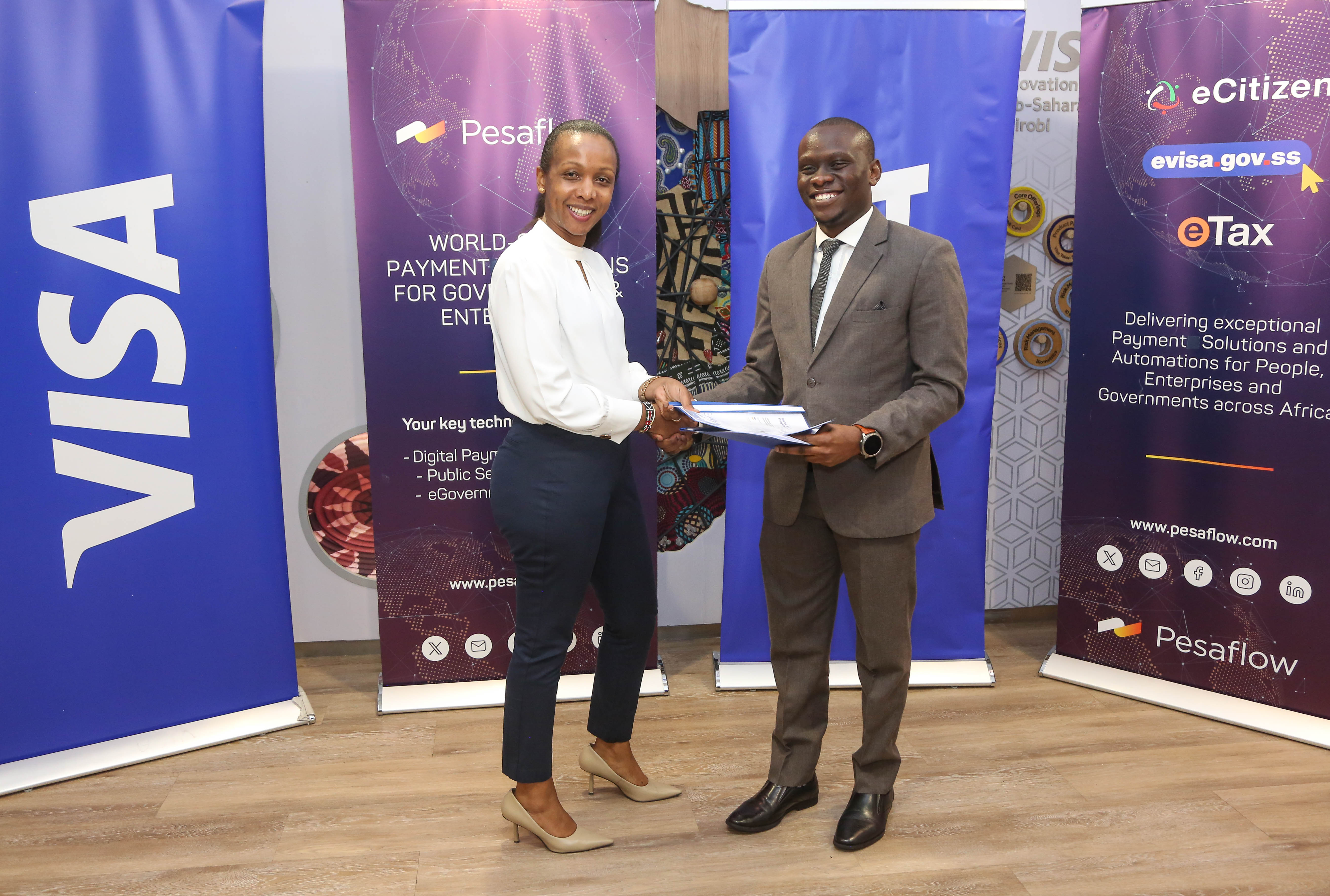 Visa, Pesaflow plan to improve digital payments in government