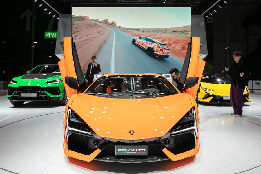 Italian luxury carmaker Lamborghini reports record sales in 2023