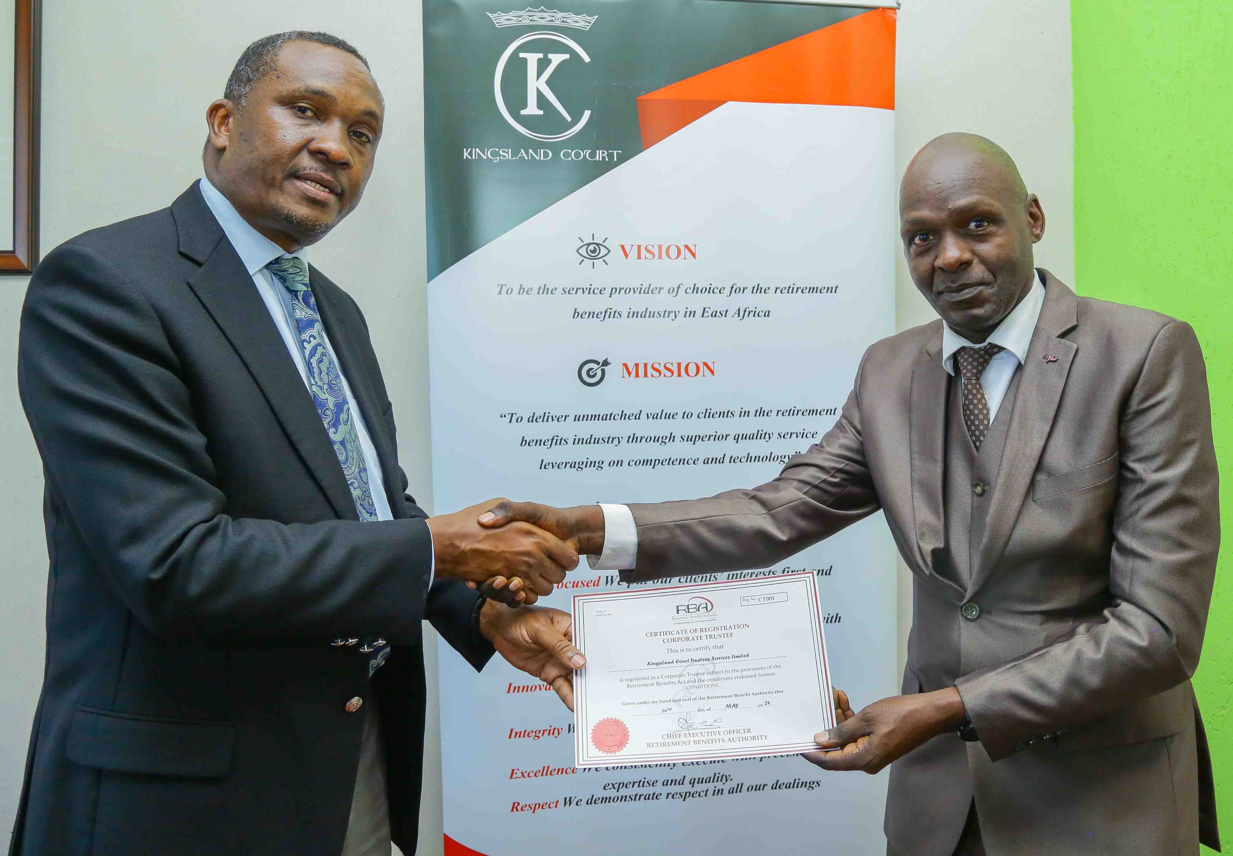 Retirement Authority urges corporate trustees to register before deadline