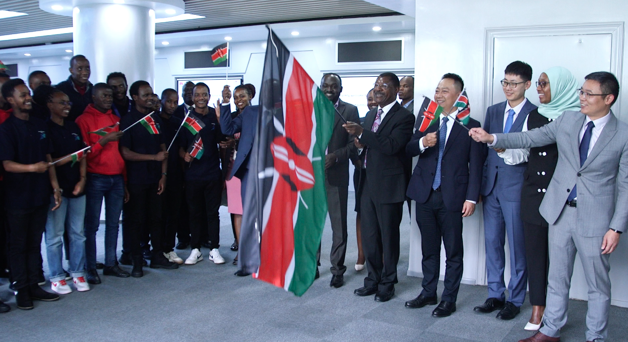 18 students leave Kenya for Huawei ICT Competition in China