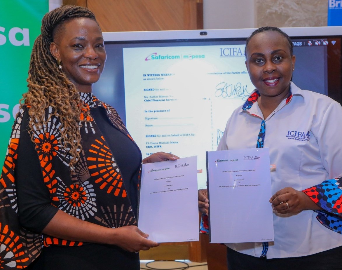 ICIFA, Safaricom join forces to enhance financial literacy
