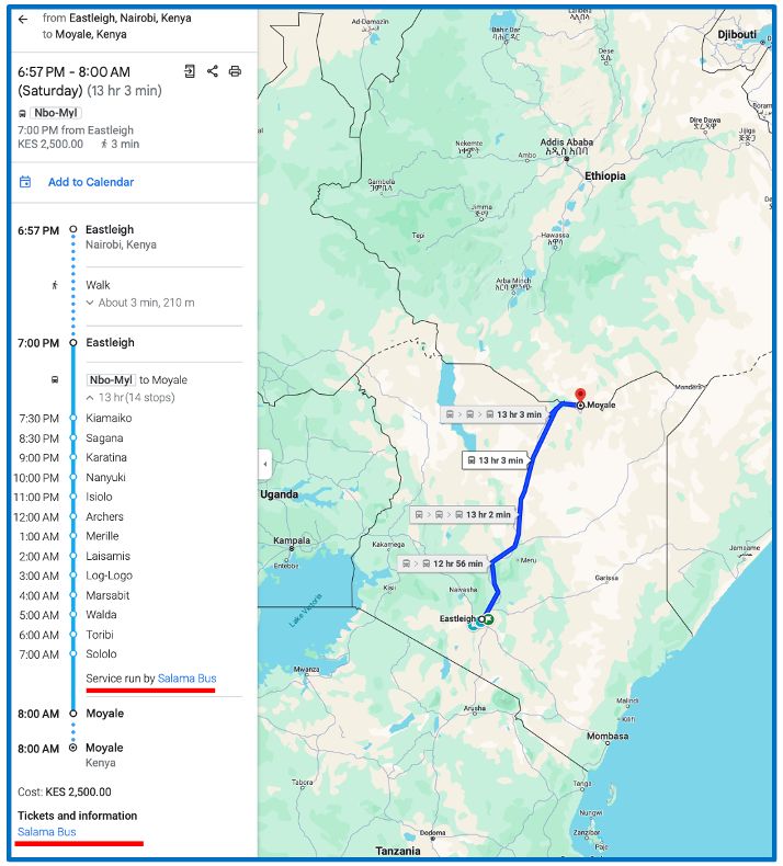 AfriKonekta, Google Maps to offer intercity, cross-border bus transit information