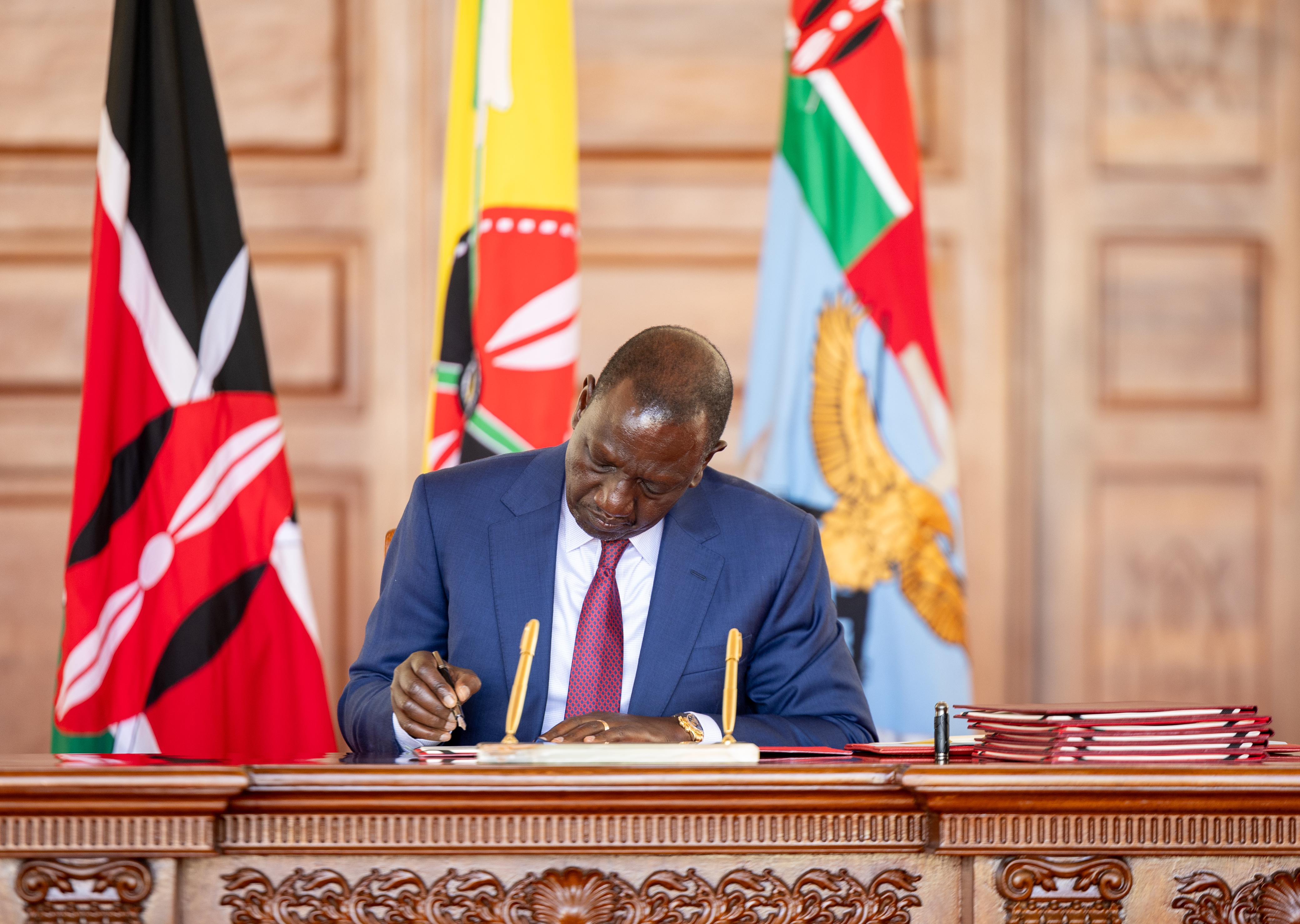 President Ruto inks new bill into law to cut expenditure