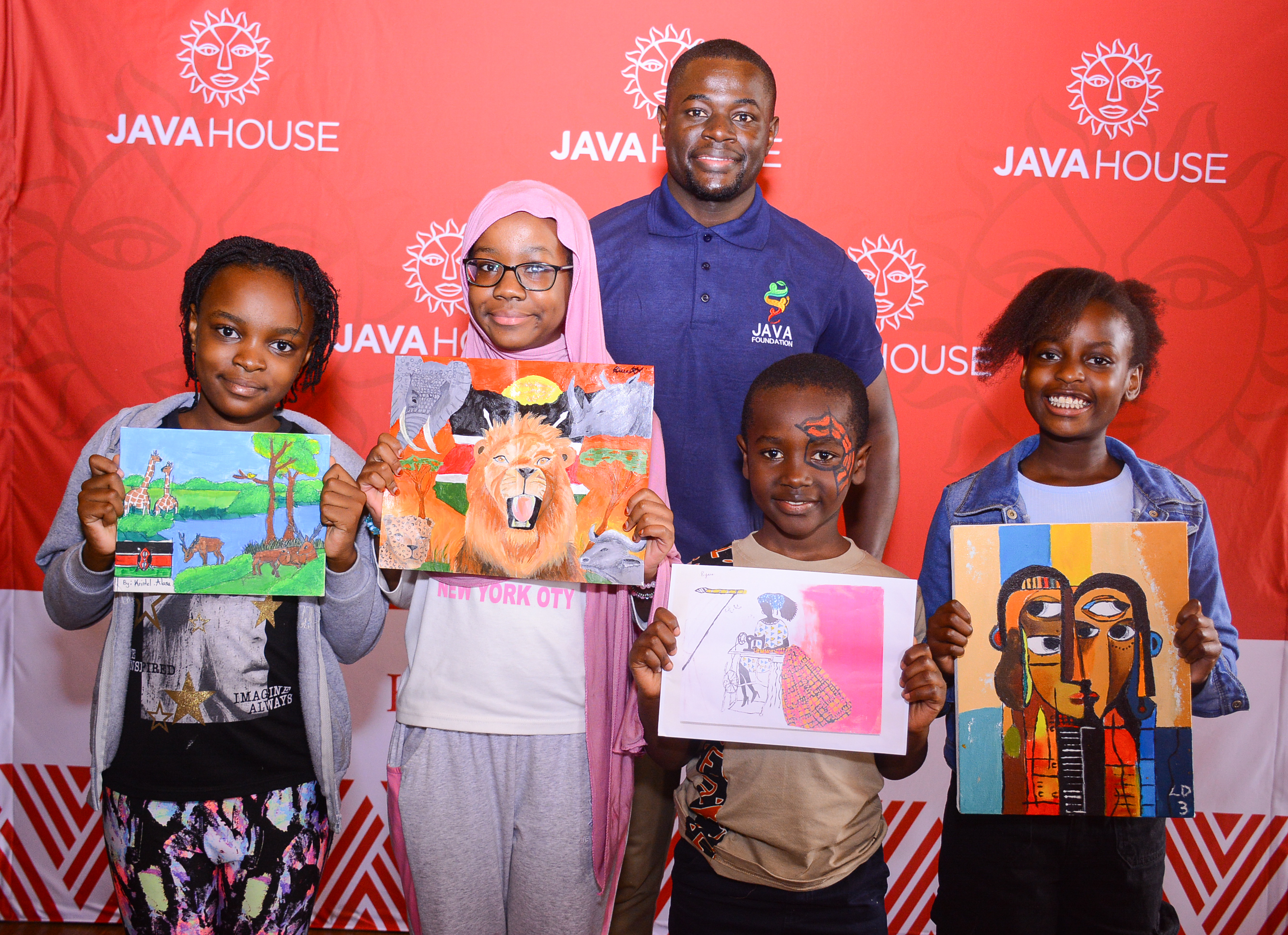 Java House Africa hosts art exhibition, competition for children