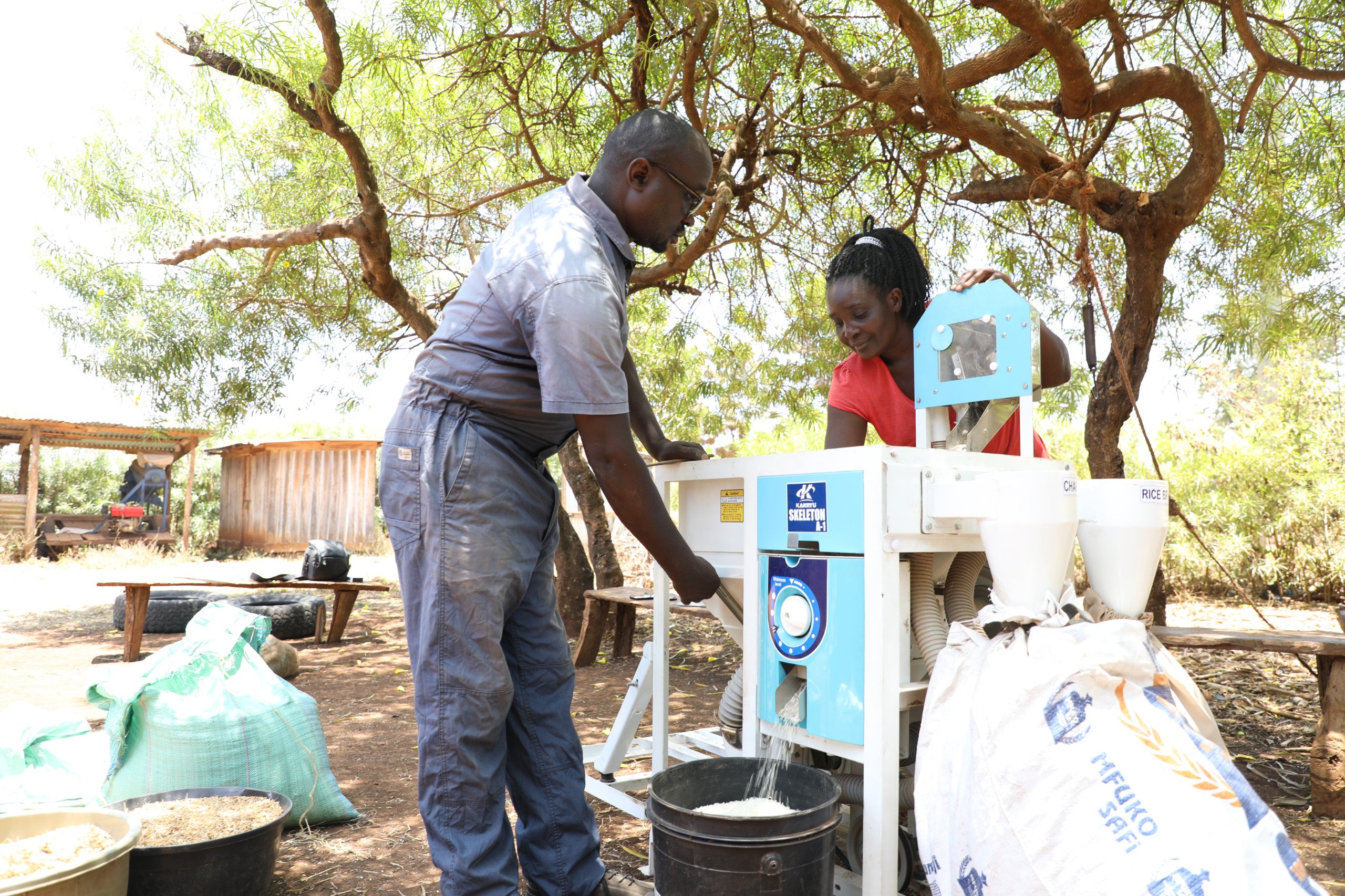 New portable mills enhance rice farming in Kenya