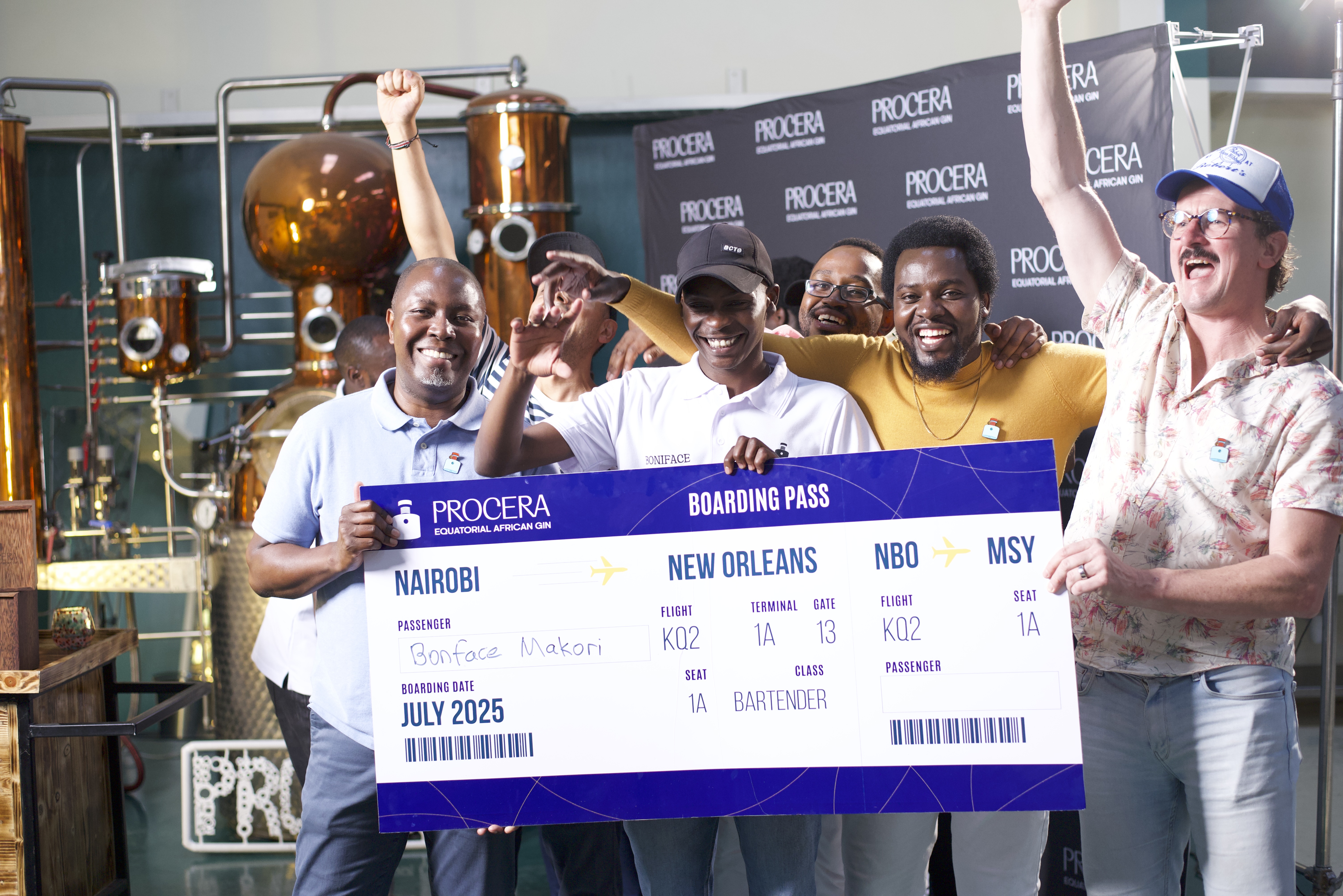 Boniface Makori wins inaugural Procera Gin Bartender Competition  