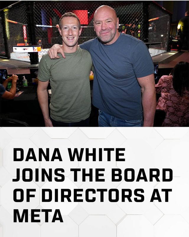 UFC boss to join board of Facebook owner Meta