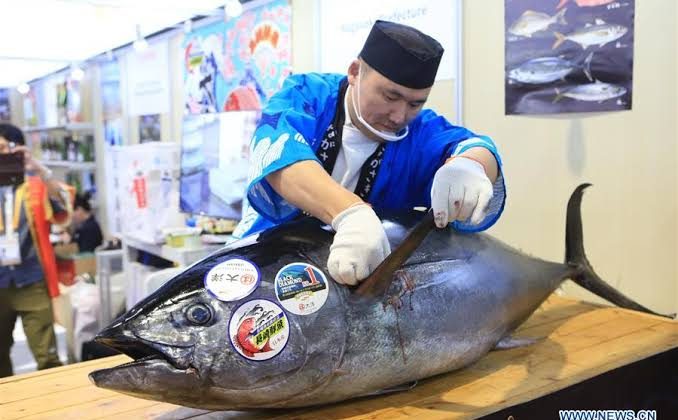 Motorbike-sized tuna sold to Tokyo sushi restaurateurs for $1.3m