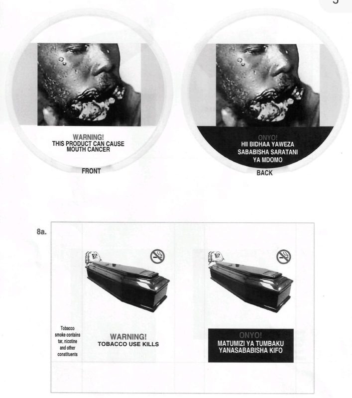 Govt publishes new graphic warning signs for cigarette packets