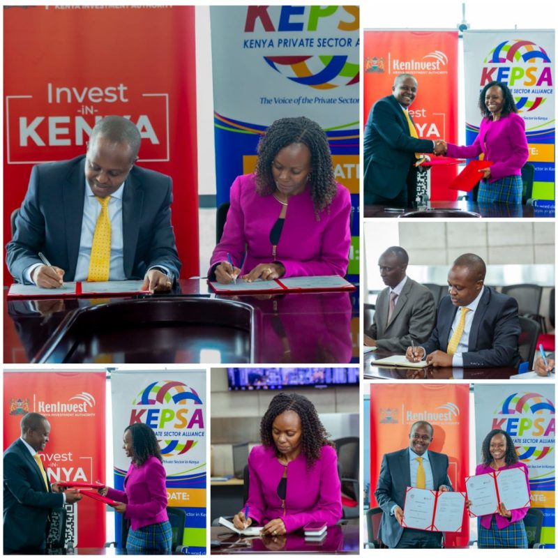 KEPSA, KenInvest partner to boost investment, economic growth