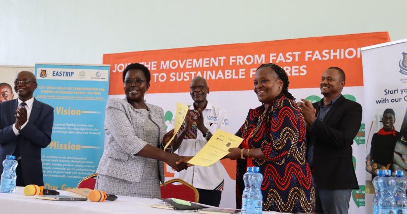 Edukans Kenya, Kisumu National Polytechnic partner to promote green skills in fashion sector