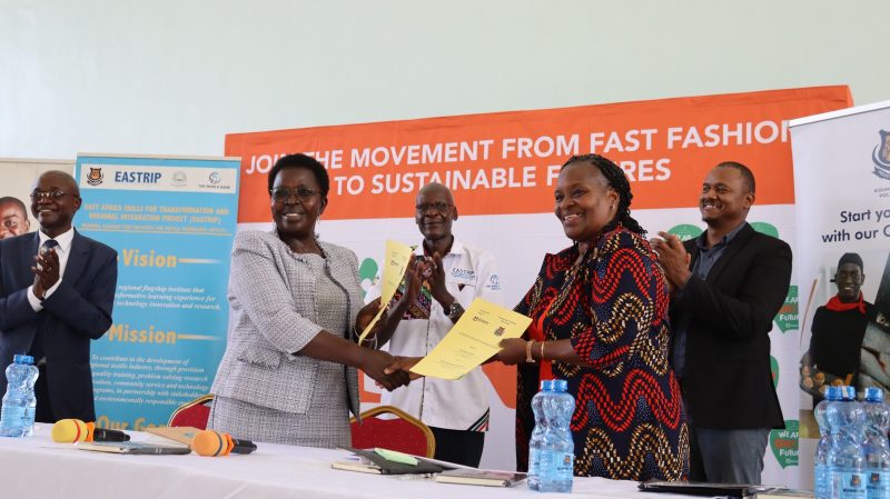 Edukans Kenya, Kisumu National Polytechnic partner to promote green skills in fashion sector