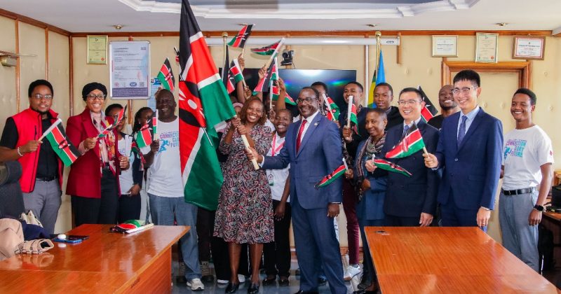 Kenyan students in China for Global Huawei ICT finals