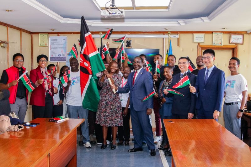 Kenyan students in China for Global Huawei ICT finals