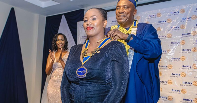 Rotary Club of Nanyuki Installs Becky Ngatia as New President, Unveils Community-Centric Agenda