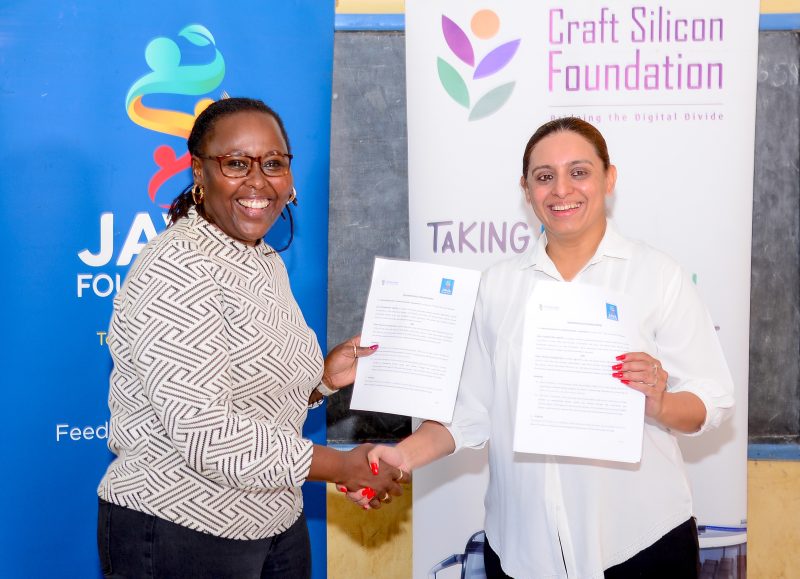 Java Foundation, Craft Silicon partner to combat hunger and digital illiteracy in schools