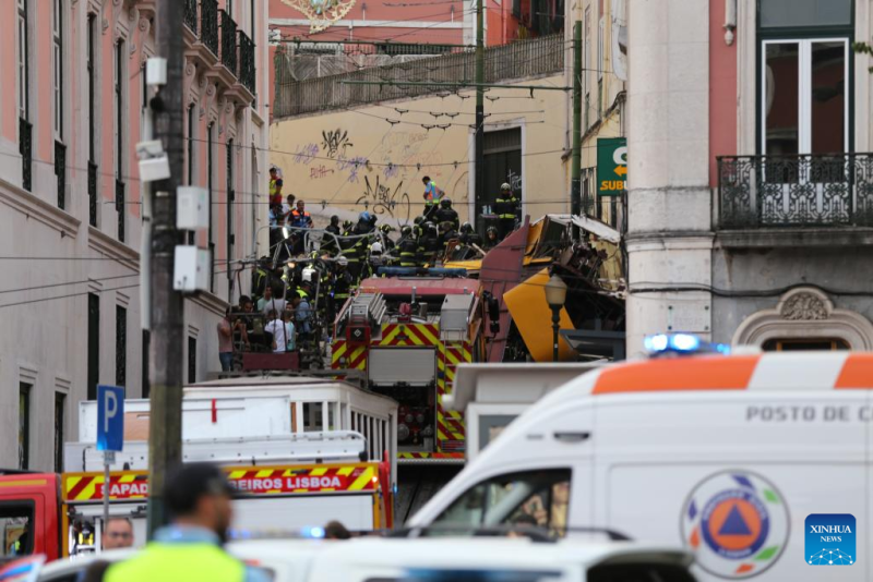 Lisbon’s Gloria Funicular derails, leaving 15 dead, 18 injured