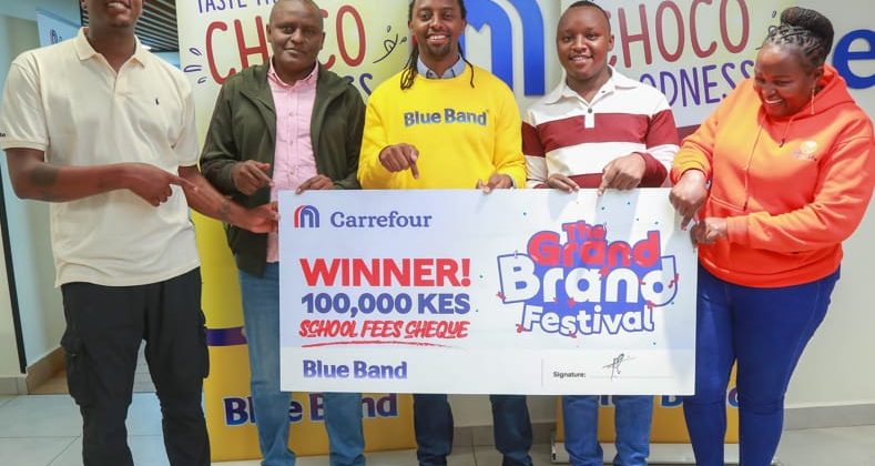 5 shoppers win Sh100,000 each in Carrefour-Blue Band Brand Festival