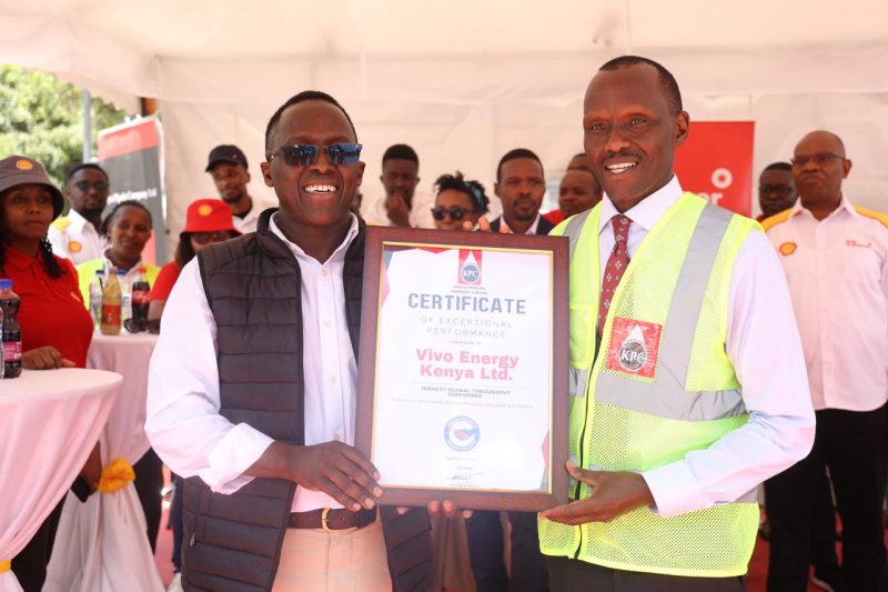KPC awards Vivo Energy Kenya two awards in Customer Service Week