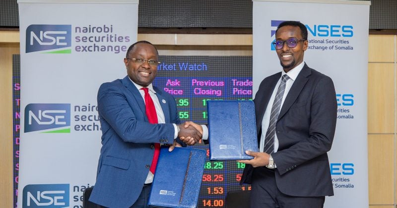 NSE, Somalia Bourse sign deal to boost cross-border markets