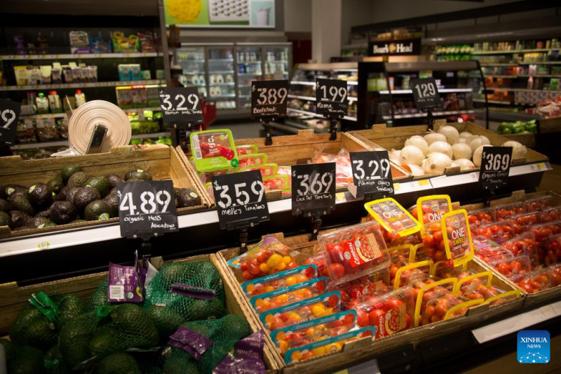 Lower clothing and food prices help inflation fall by more than expected