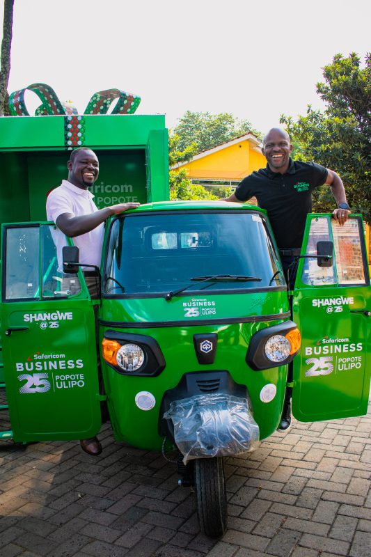 Safaricom Awards first winners in Shangwe @25 Enterprise Promotion