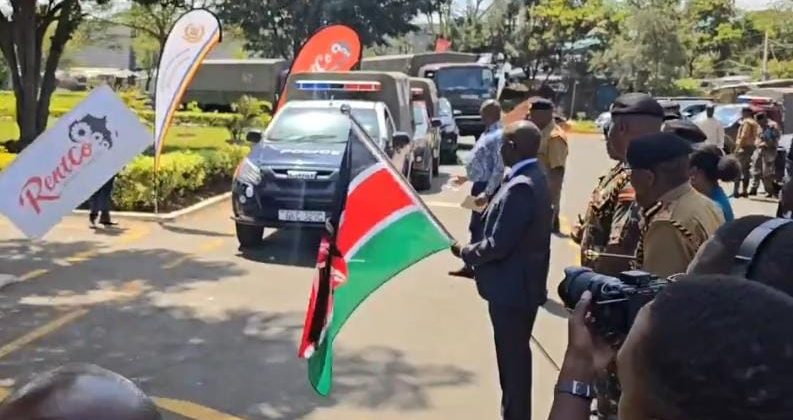 Police service acquires 95 vehicles worth Sh600mn from Isuzu