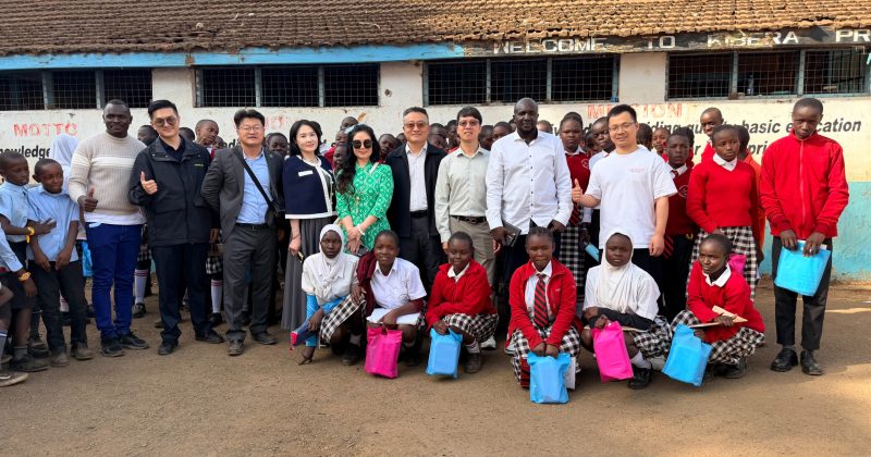 Kenya-China Chamber supports climate learning at Kibera Primary School